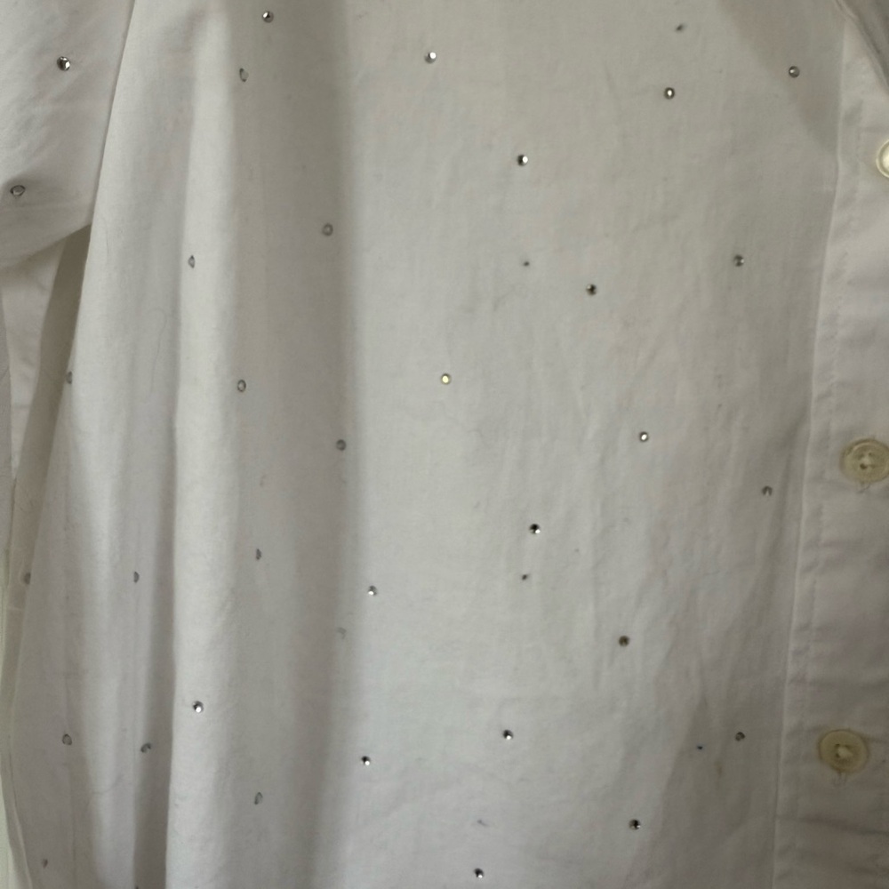 J. Crew Women's White Button-Up Shirt - Picture 2 of 3